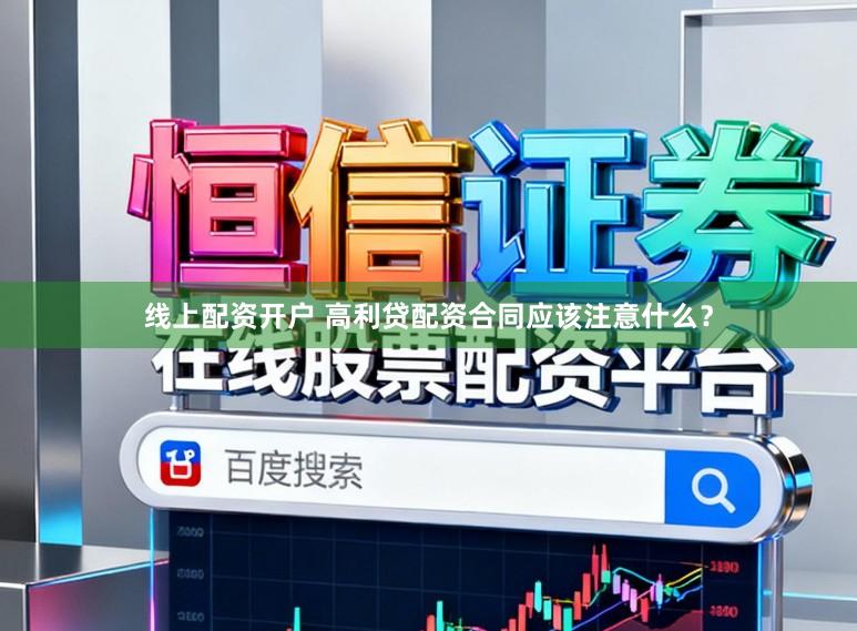 线上配资开户 高利贷配资合同应该注意什么？
